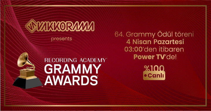 64. Grammy Ödülleri 4 Nisan'da Türkiye'de Sadece Power TV'de