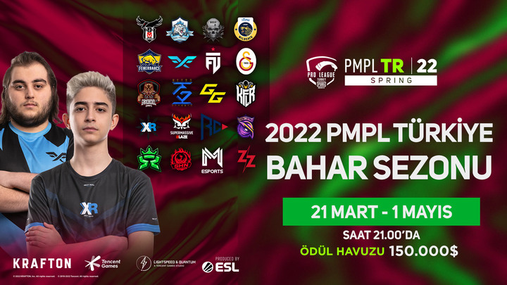 PMPL Türkiye 2022 Bahar Sezonu başladı