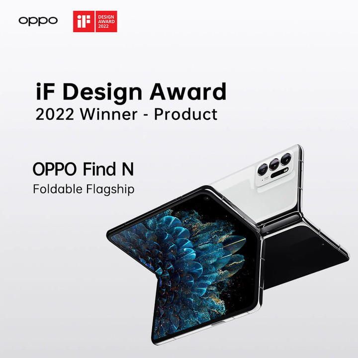 OPPO Find N, iF Tasarım Ödülleri'nde İki Ödülün Sahibi Oldu